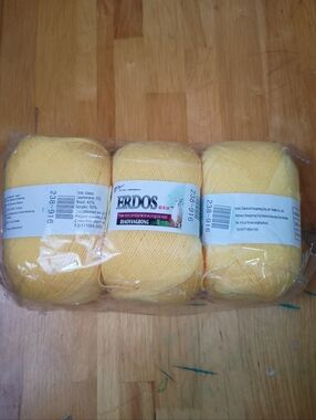 💵2/$30💵 150g 3pcs Bundle Acrylic Wool Cashmere Blend ERDOS Yellow Wool Yarn